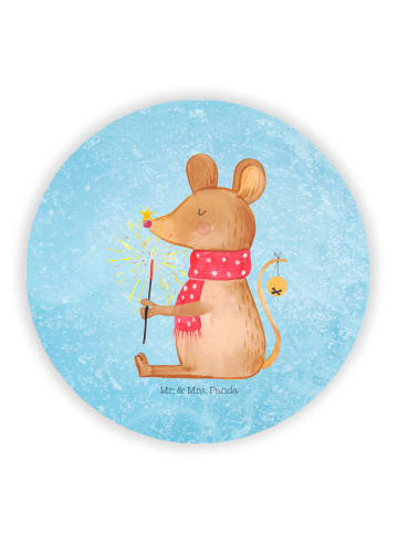 Mr. & Mrs. Panda Kühlschrankmagnet Maus Weihnachten ohne Spruch in Eisblau