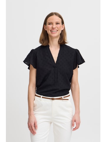 b. young Kurzarm-Bluse BYJELENA Regular fit in Black