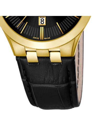 Candino Analog-Armbanduhr Candino Classic schwarz mittel (ca. 31,5mm)