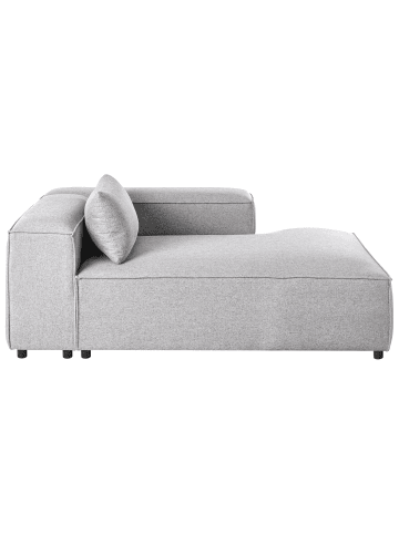 Beliani Sofaelement BRANDE in Grau - (W) 122 x (H) 70 x (L) 184 cm