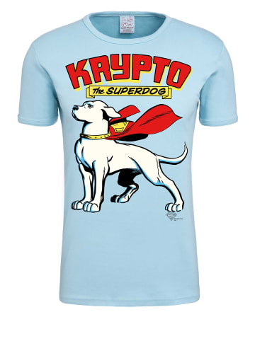 Logoshirt T-Shirt Krypto the Superdog in hellblau