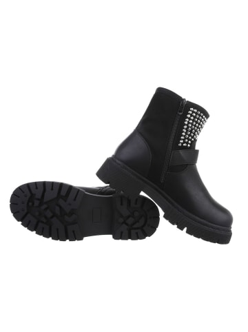 Ital-Design Stiefelette in Schwarz