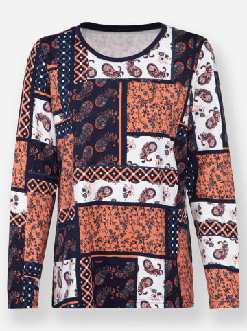 WITT WEIDEN Shirt in rostrot-bedruckt