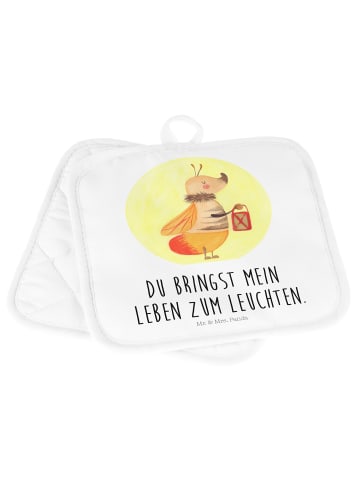 Mr. & Mrs. Panda Topfuntersetzer Glühwürmchen mit Spruch in Weiß