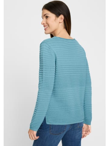 Olsen Strickpullover Henny in türkis - 0003
