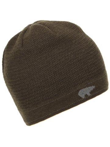 Eisbär Laufmütze in khaki