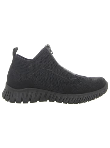 rieker Sportlicher Slipper in schwarz