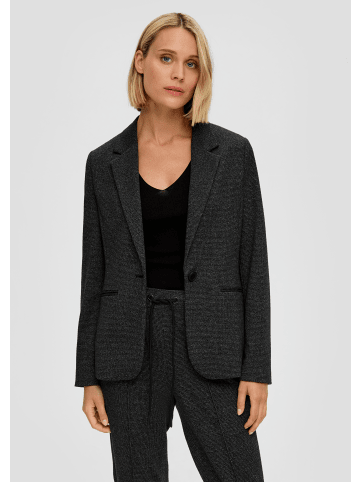 s.Oliver BLACK LABEL Indoor-Blazer langarm in Schwarz