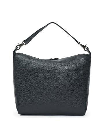 Mandarina Duck Mellow Leather Schultertasche Leder 33 cm nero