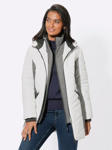 WITT WEIDEN 2-in-1-Jacke in weiß-anthrazit