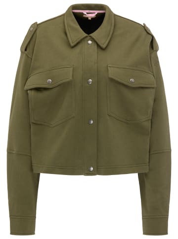 myMo Damen Sweatjacke in Oliv