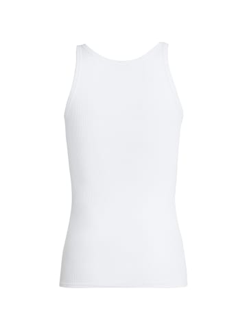 Con-ta Baumwolle, Doppelripp Unterhemd 4er-Pack in weiß