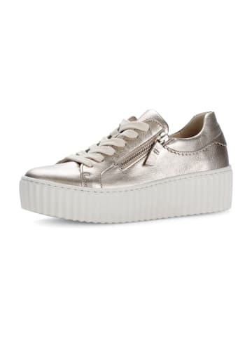 Gabor Plateau Schnürschuhe in Gold