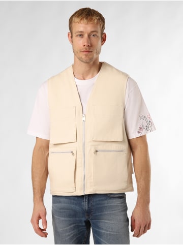 Finshley & Harding London Weste in sand - 0001