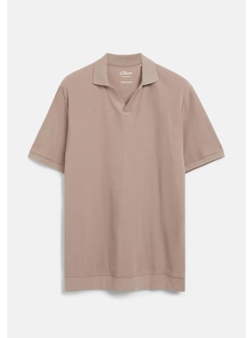 s.Oliver Polo-Shirt in 8621_cognac