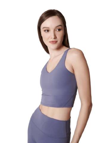 Onamaste Sport-BH Tank Mantra in Lila