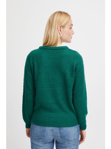 ICHI Strickpullover IHODANSA LS2 20116868  Strickpullover mit Rundhals in Grün