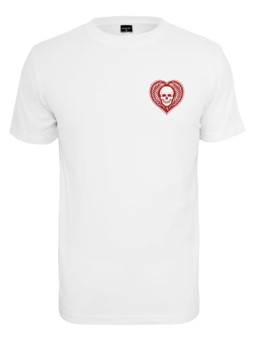 Mister Tee Mister Tee Herren Skull Heart Tee in white