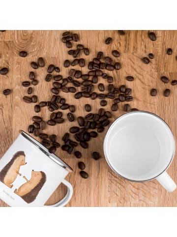 Mr. & Mrs. Panda Teetasse Igel Liebe ohne Spruch in Weiß