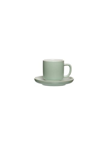 Ritzenhoff & Breker Espressotasse mit Untertasse Jasper in – 100 ml in Mint