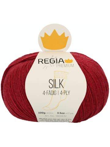 Regia Handstrickgarne Premium Silk, 100g in Rose Red