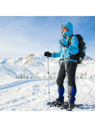 COSTWAY 4-in-1 Schneeschuhe-Set 30 '' in Silber