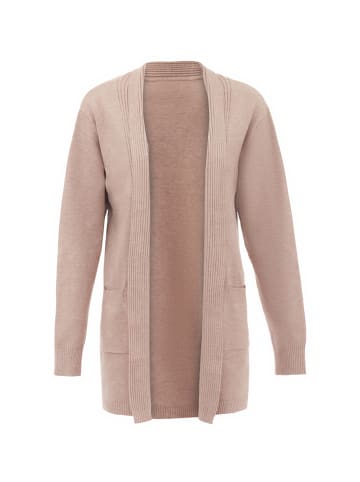 aleva Damen Cardigan in Dunkelbeige