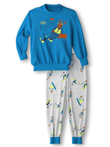 Calida Pyjama in azul blue
