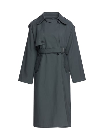 usha BLACK LABEL Women Coat in Grey