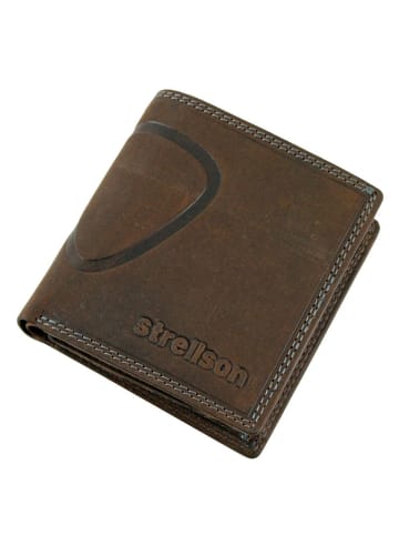 Strellson Baker Street Geldbörse Leder 9 cm darkbrown