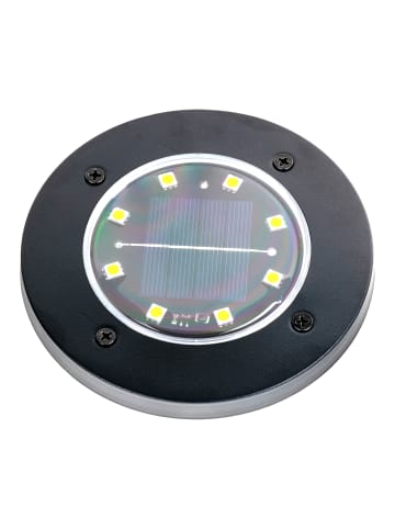 näve LED Solarleuchte "KIAN" in schwarz - (L)11.5 cm x (B)11.5 cm x (H)12 cm