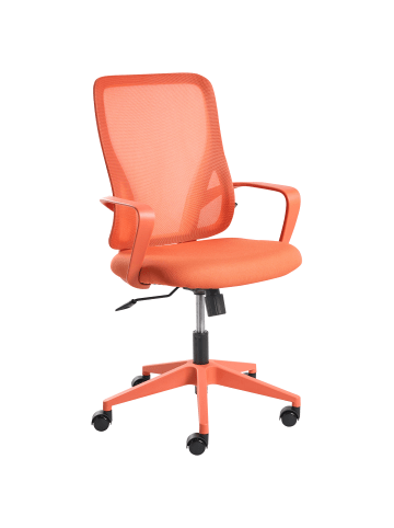 Beliani Professioneller Bürostuhl LUMA in Orange - (W) 60 x (H) 98 x (L) 60 cm