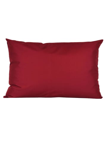 JACK 1x Outdoor Kissenhülle 30x50cm Uni in Burgund