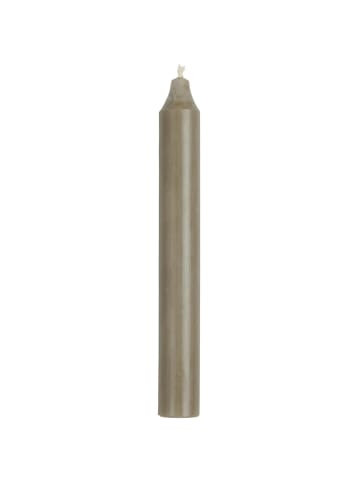 IB Laursen Rustikale Stabkerze 18 cm in leinengrau