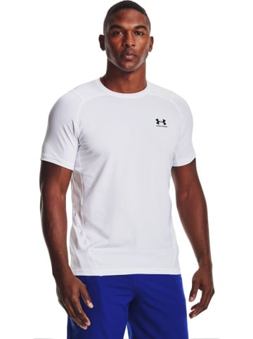 Under Armour T-Shirt "HeatGear Armour" in Weiß