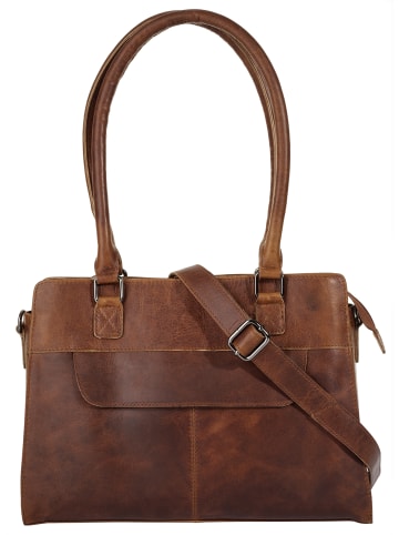 Cluty Handtasche in cognac