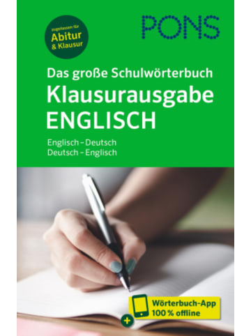 PONS Buch - PONS Das große Schulwörterbuch Klausurausgabe Englisch, m.  B