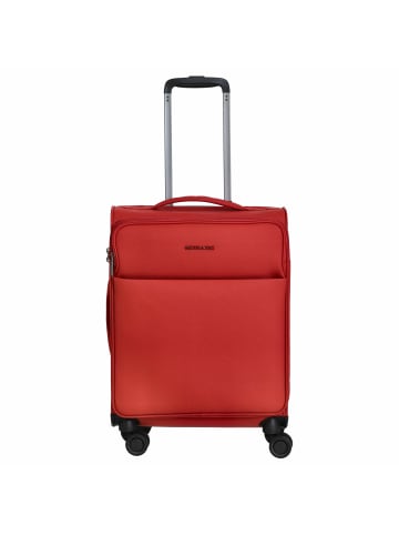 Stratic Light + -4-Rollen-Kabinentrolley 55 cm (dark red) in rot