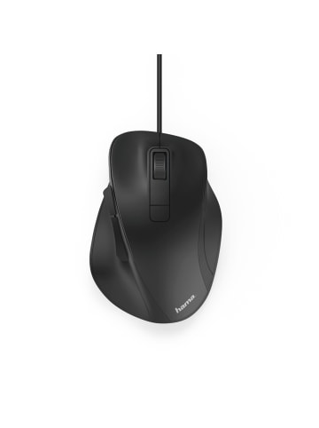 Hama MC-500, kabelgebunden, Schwarz in Schwarz
