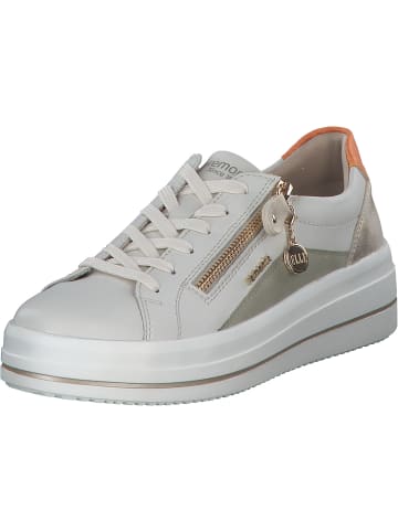 remonte Schnürschuhe in offwhite/salbei/muschel/orange