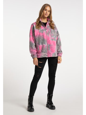 myMo ROCKS Damen Sweatjacke in Pink Blau