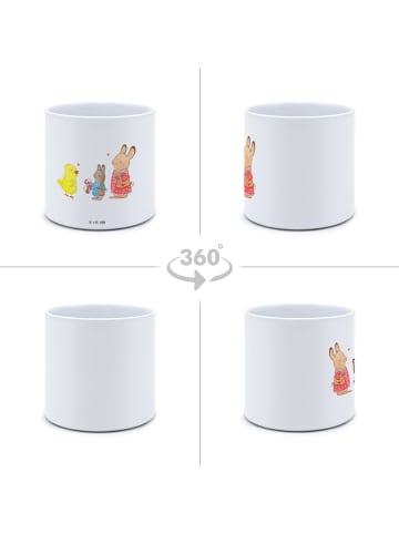 Mr. & Mrs. Panda Pflanztopf Ostern Geschenke ohne Spruch in Weiß