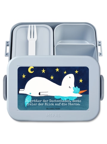 Mr. & Mrs. Panda MEPAL Bentobox Einhorn Sternenhimmel Design mit... in Blau Pastell