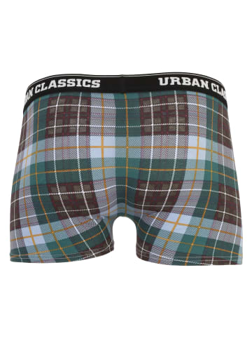 Urban Classics Urban Classics Herren Organic Boxer Shorts 5-Pack in plaidaop+jasper+cherry+blk+blk