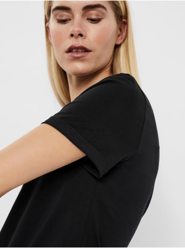 Vero Moda 2er Pack Basic T-Shirt VMPAULA in Schwarz