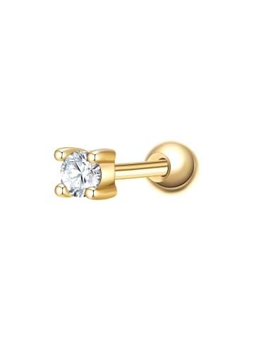 Glanzstücke München Piercing aus Sterling Silber mit Zirkonia in gelbgold