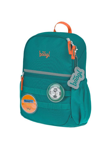 BAAGL Rucksack Buddy in Grün Fußball - 25x35x12cm