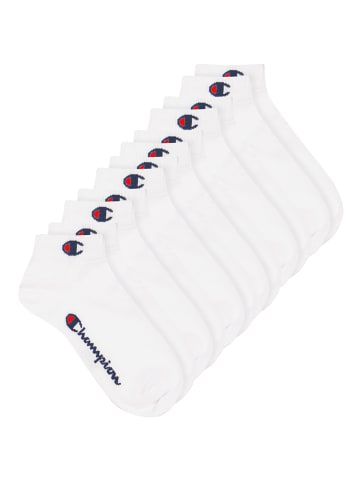 Champion Socken Quarter Socks 6pk in 300 - white