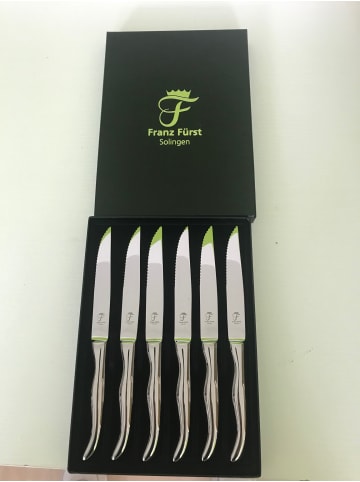 Franz Fürst Steakmesserset 6tlg.  silberfarbig