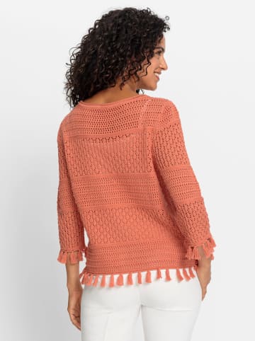 WITT WEIDEN Ajour-Pullover in papaya